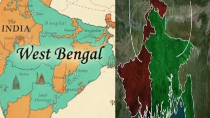 पश्चिम बंगाल का नक्शा, बंगाल विभाजन का इतिहास, भारत विभाजन 1947